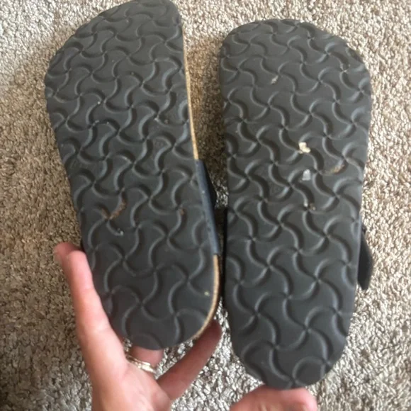 Black Birkenstock Gizeh Sandal Size 38 US 7-7.5 - Picture 6 of 7